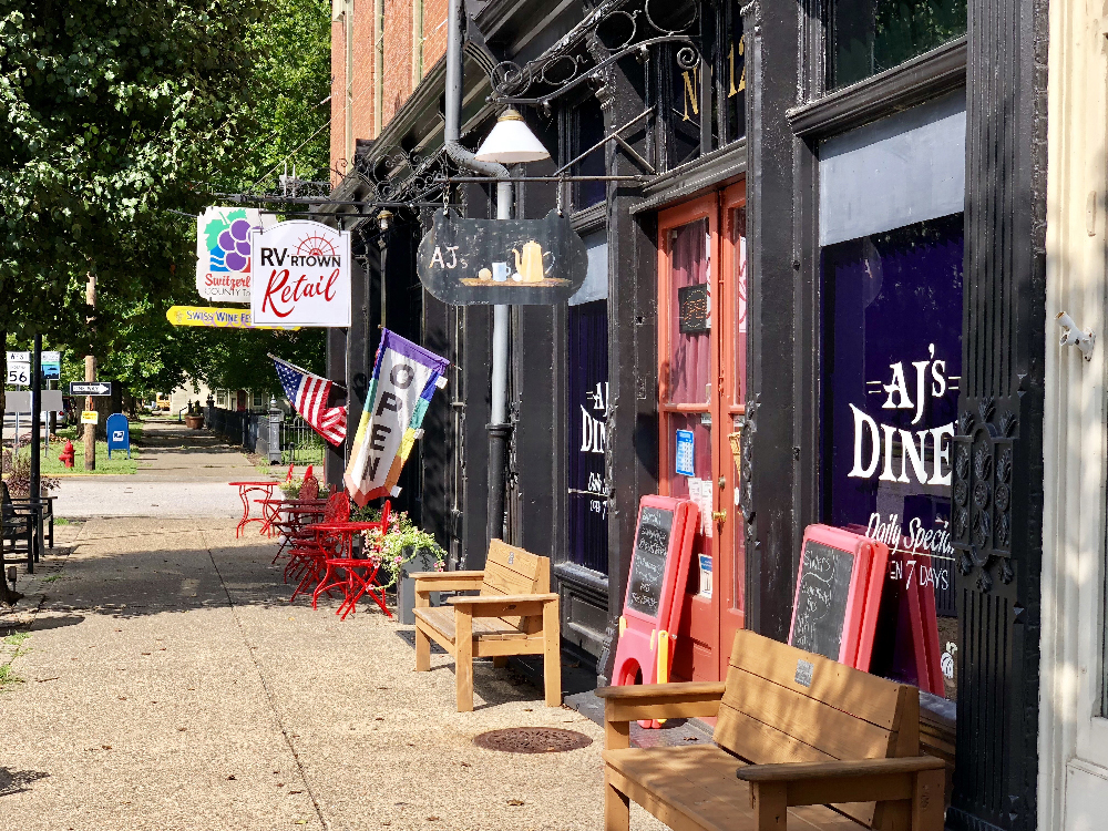 Downtown Vevay, Swiss Wine Festival