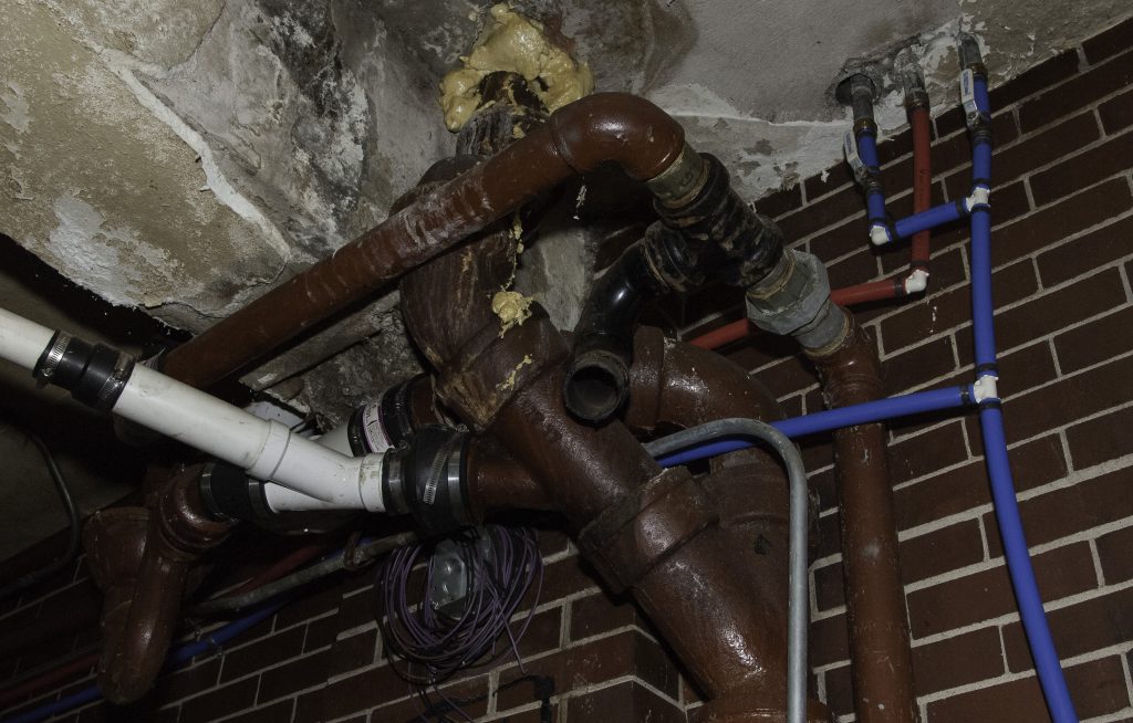 Old and new plumbing