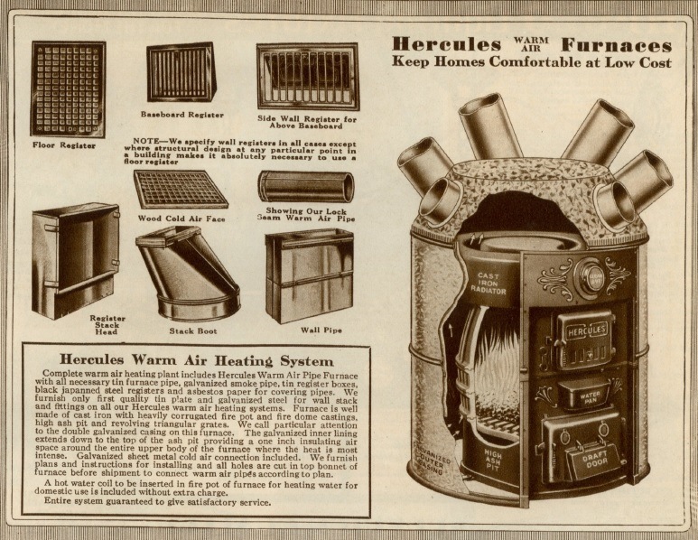 Vintage Hercules Furnace ad