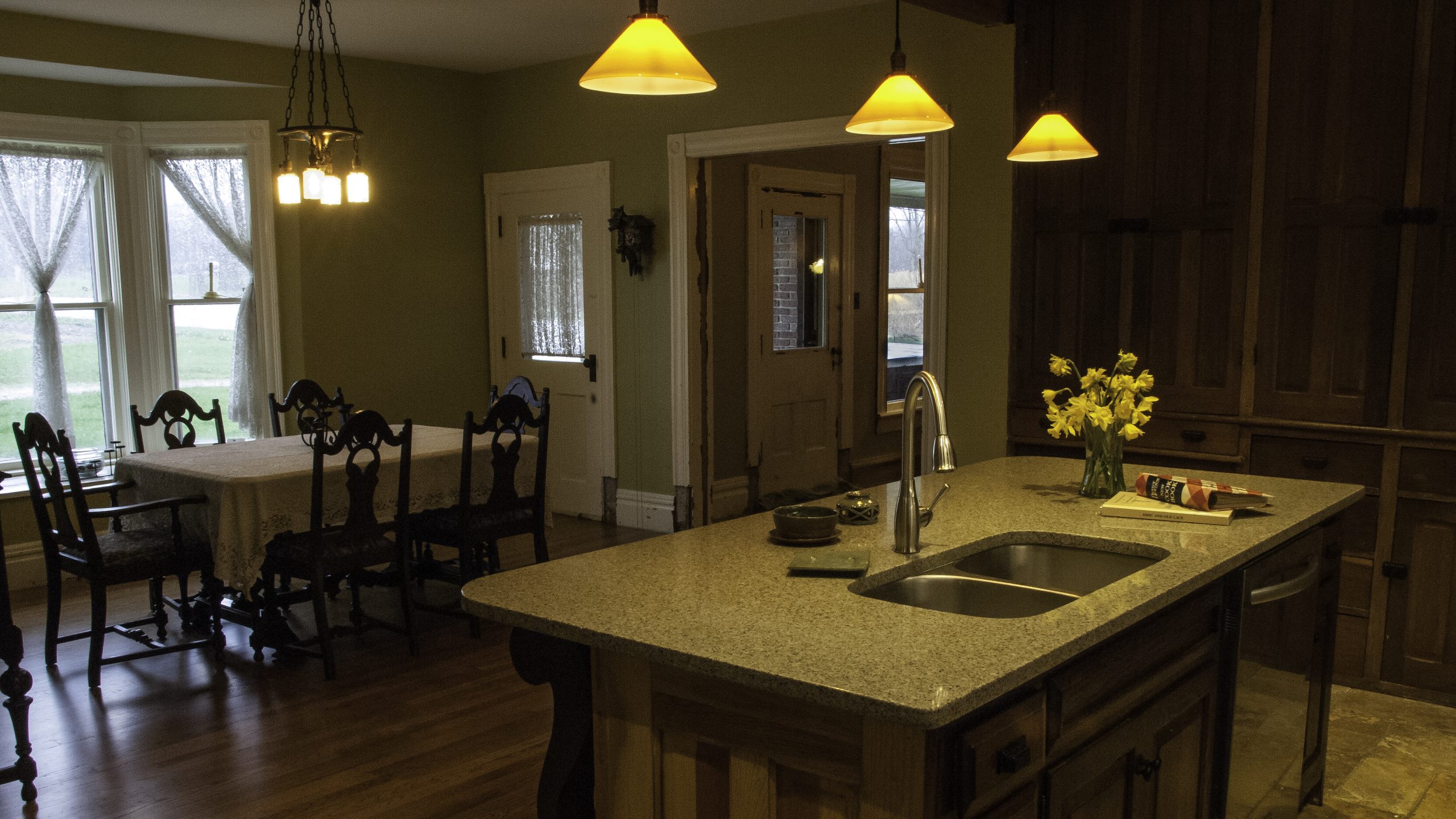 Kitchen and dining room