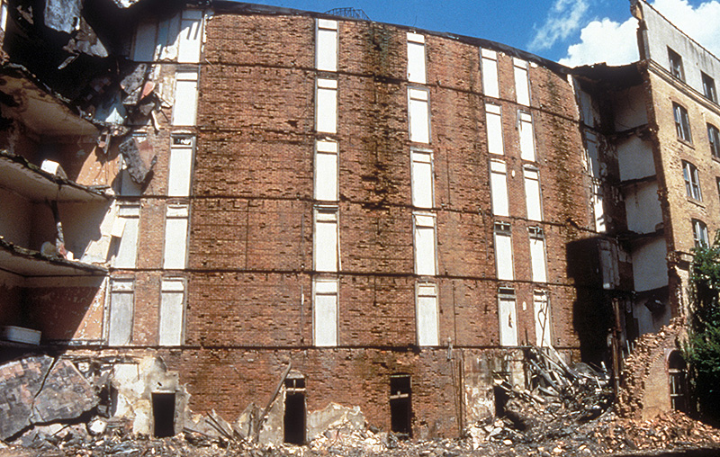 West Baden Springs Hotel collapsed wall