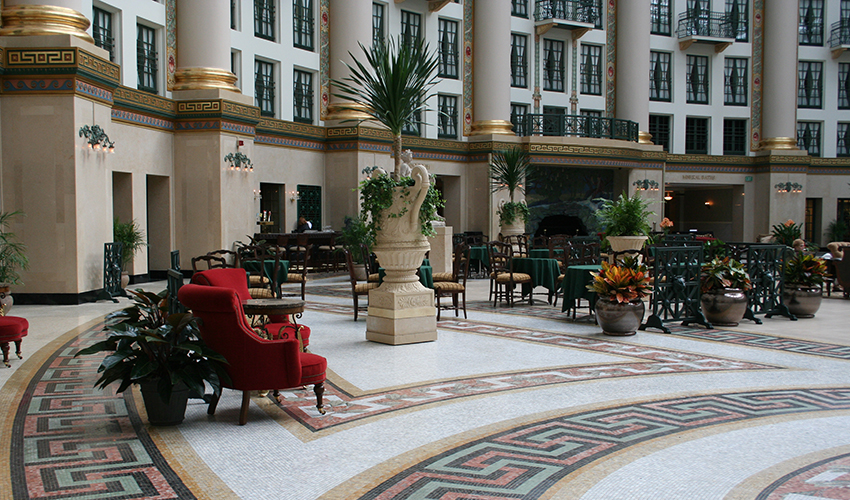 West Baden Springs atrium after restoration