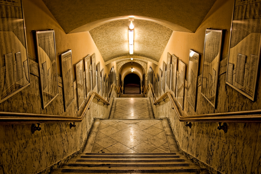 War Memorial hallway