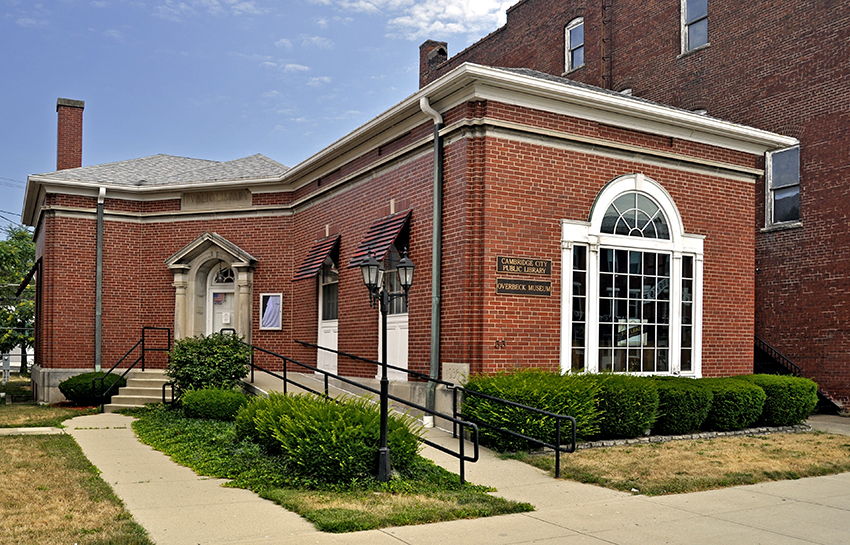 Cambridge City public library and Overbeck Pottery Museum