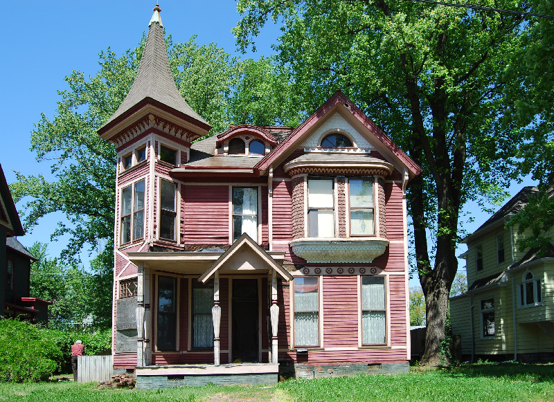 Washington Avenue before, Evansville