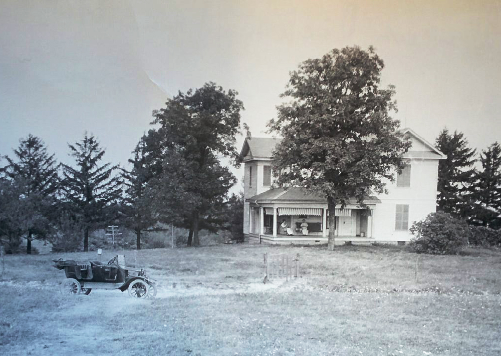 Marcus Dickey House with car