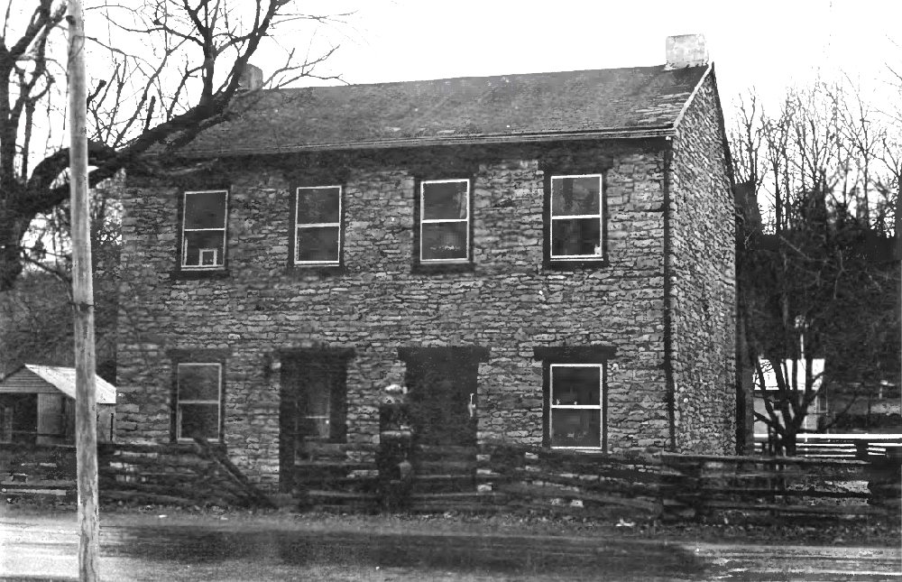 Brookville's Bergin House, c.1975.