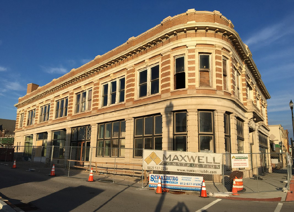 Davis Building rehab, Brazil, Clay County