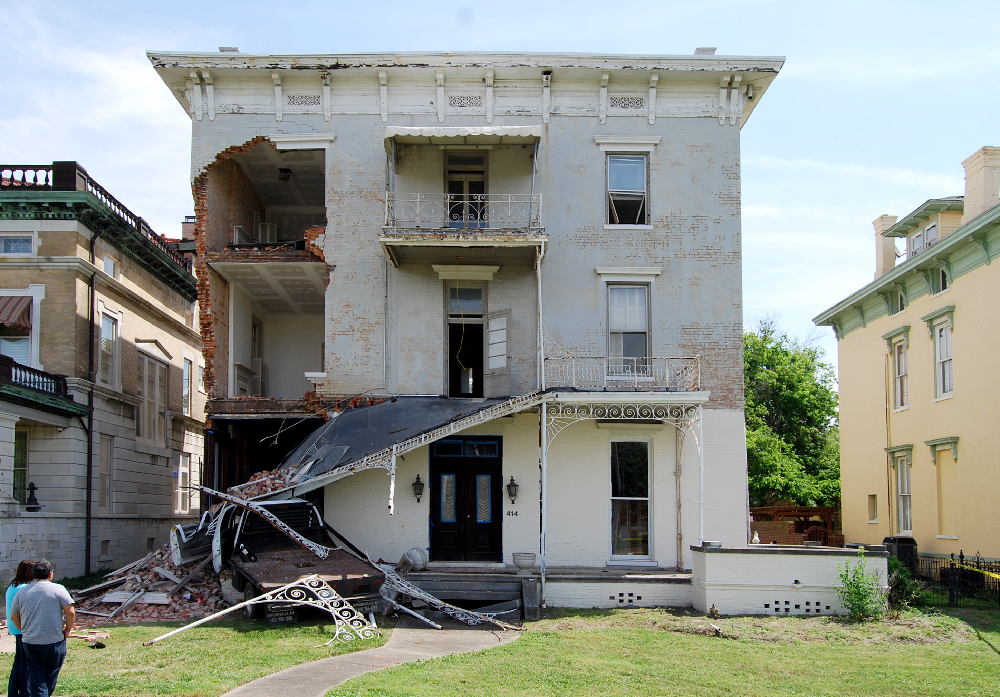 Raleigh House Evansville truck collapse