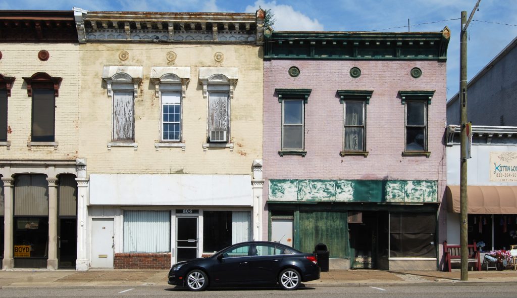 Petersburg commercial facades