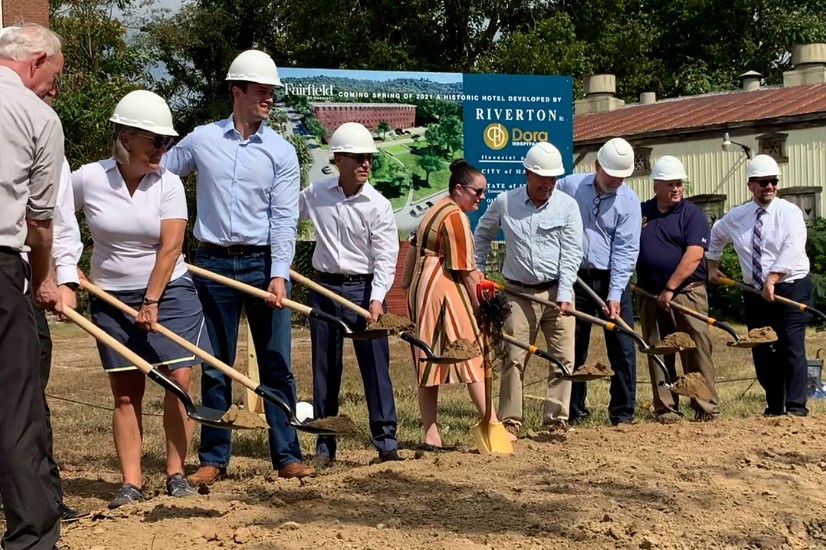 Eagle Cotton Mill groundbreaking