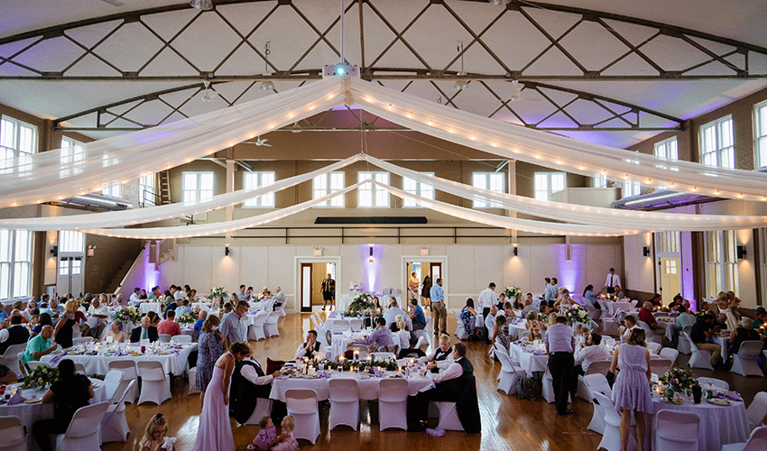 Ribeyre Gym wedding, New Harmony by Jesse & Gena Photographers