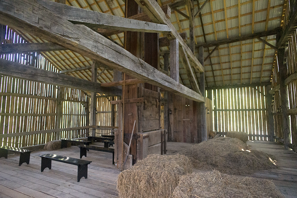Thiebaud Farmstead hay press