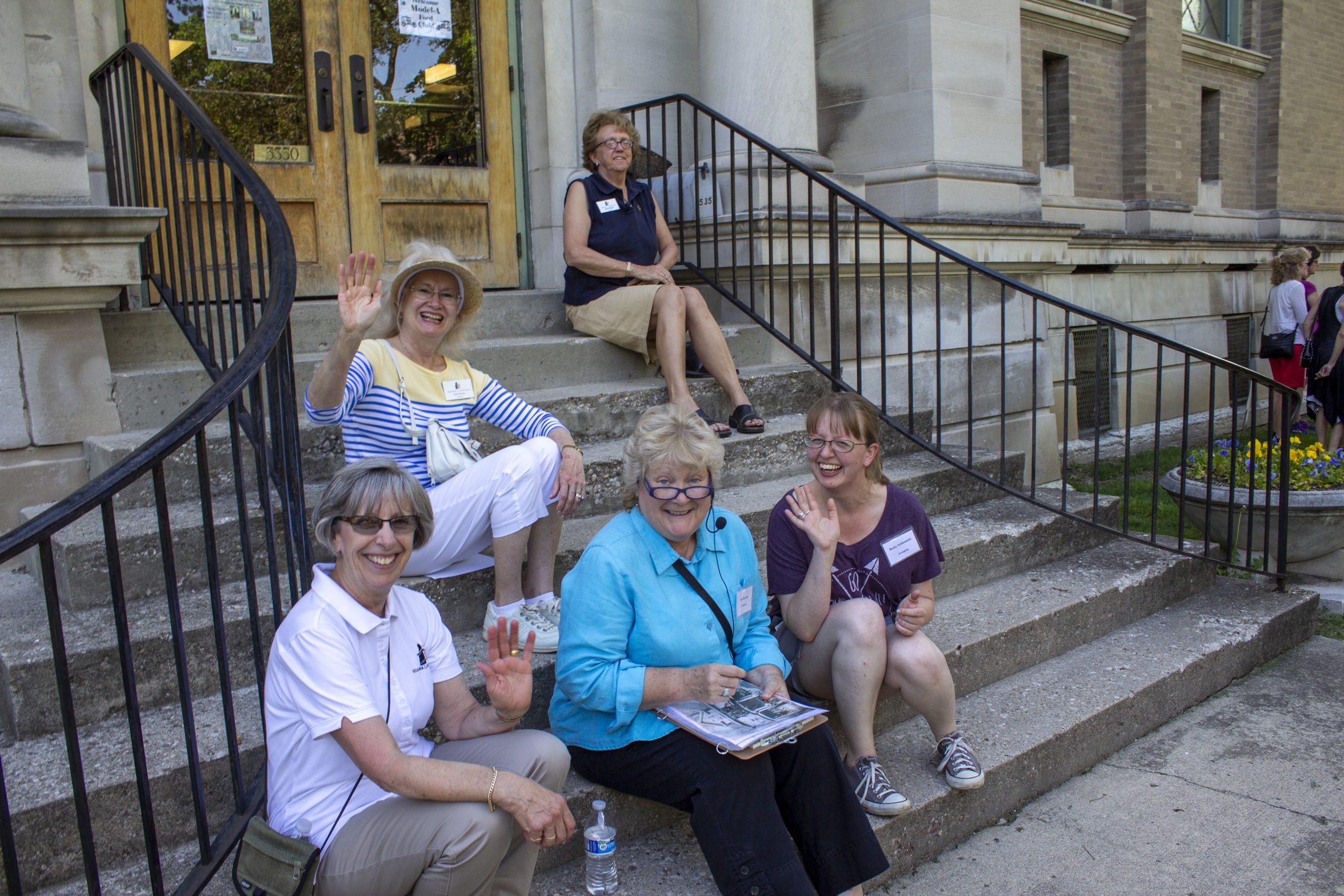 Indianapolis volunteers assist with tours of historic neighborhoods across the city.