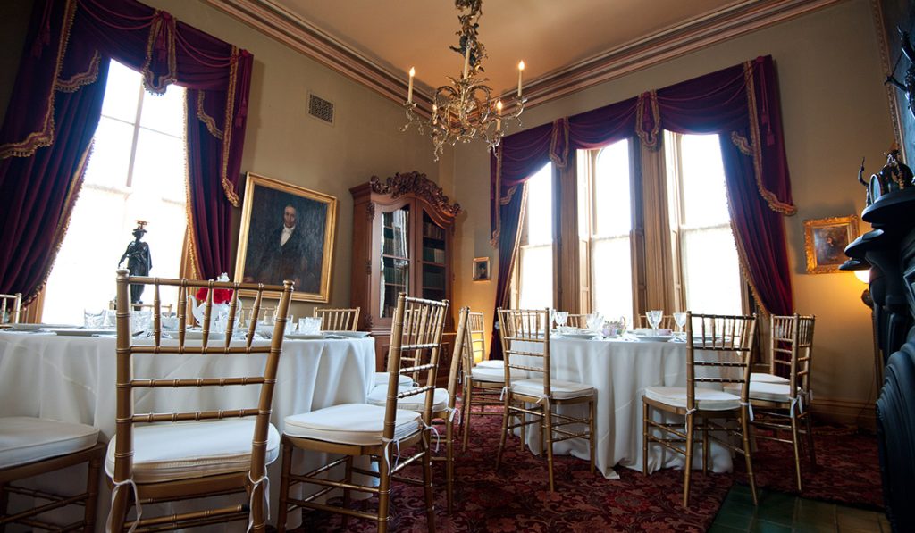Built in 1865 in the Second Empire architectural style, Morris-Butler House is an ideal rental venue for weddings, receptions, dinners, and other special events, educational programs, and small meetings. (Photo: Stewart Imagery)